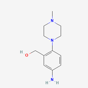 [5-Amino-2-(4-methylpiperazino)phenyl]methanol