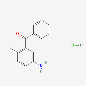 (5-Amino-2-methylphenyl)(phenyl)methanone hydrochloride