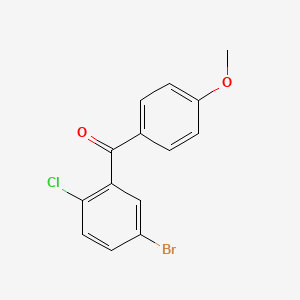 (5-Bromo-2-chlorophenyl)(4-methoxyphenyl)methanone