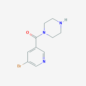 (5-Bromo-3-pyridinyl)(piperazino)methanone