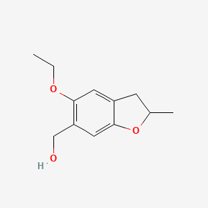 (5-Ethoxy-2-methyl-2,3-dihydro-1-benzofuran-6-yl)methanol