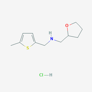 (5-Methyl-thiophen-2-ylmethyl)-(tetrahydro-furan-2-ylmethyl)-amine hydrochloride