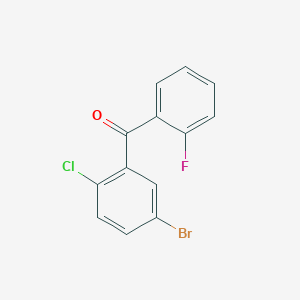 (5-bromo-2-chlorophenyl)(2-fluorophenyl)methanone
