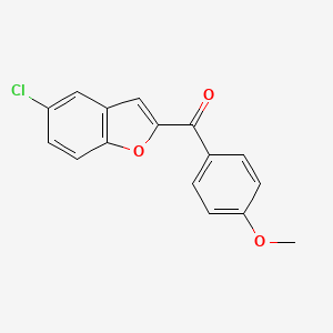 (5-chloro-1-benzofuran-2-yl)(4-methoxyphenyl)methanone