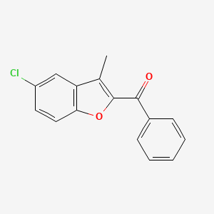 (5-chloro-3-methyl-1-benzofuran-2-yl)(phenyl)methanone