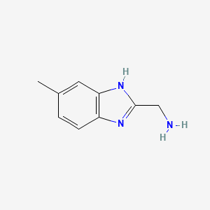 (5-methyl-1H-benzimidazol-2-yl)methylamine dihydrochloride