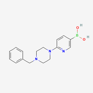 (6-(4-Benzylpiperazin-1-yl)pyridin-3-yl)boronic acid