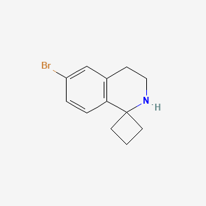 6'-bromo-3',4'-dihydro-2'H-spiro[cyclobutane-1,1'-isoquinoline]