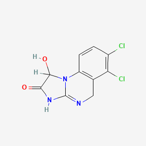 6,7-Dichloro-3,5-dihydro-1-hydroxyimidazo[1,2-a]quinazolin-2(1H)-one(Anagrelide Impurity)