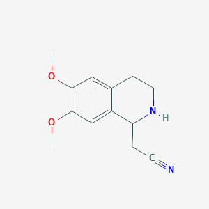 (6,7-Dimethoxy-1,2,3,4-tetrahydro-isoquinolin-1-yl)acetonitrile