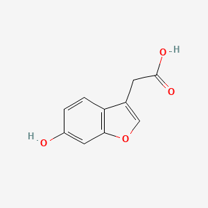 (6-Hydroxy-1-benzofuran-3-yl)acetic Acid