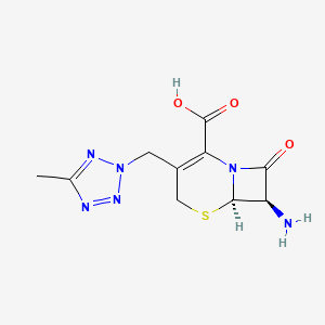 (6R,7R)-7-Amino-3-((5-methyl-2H-tetrazol-2-yl)methyl)-8-oxo-5-thia-1-azabicyclo[4.2.0]oct-2-ene-2-carboxylic acid