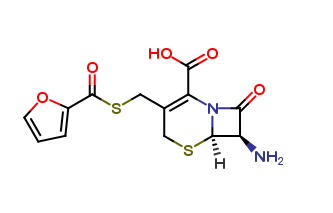 (6R,7R)-7-amino-3-(((furan-2-carbonyl)thio)methyl)-8-oxo-5-thia-1-azabicyclo[4.2.0]oct-2-ene-2-carboxylic acid