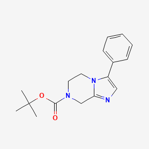 7-Boc-3-phenyl-5,6,7,8-tetrahydroimidazo[1,2-a]pyrazine