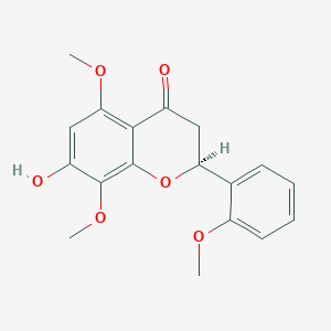 7-Hydroxy-2,5,8-trimethoxyflavanone
