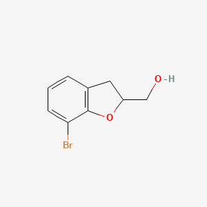 (7-bromo-2,3-dihydrobenzofuran-2-yl)methanol