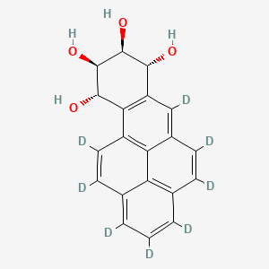 (7R,8S,9R,10S)-rel-7,8,9,10-Tetrahydrobenzo[a]pyrene-7,8,9,10-tetrol-d8