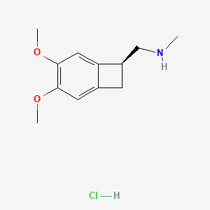 (7S)-3,4-Dimethoxy-N-methylbicyclo[4.2.0]octa-1,3,5-triene-7-methanamine hydrochloride