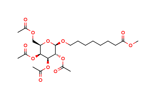 8-Methoxycarbonyloctanoyl-2',3',4',6-tetra-O-acetyl-β-D-galactopyranoside