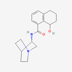 (8-hydroxy-N-((S)quinuclidin-3-yl)-5,6,7,8-tetrahydronaphthalene-1-carboxamide)