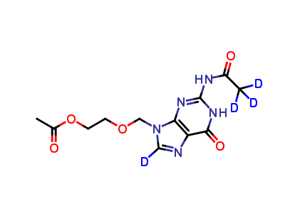 Acyclovir-d4 N,O-Diacetate
