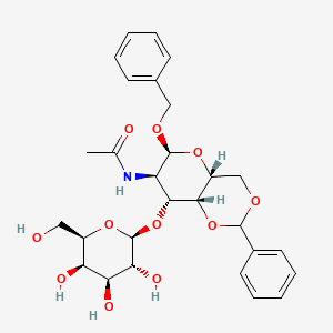 Benzyl   2-Acetamido-2-deoxy-3-O-(-β-D-galactopyranosyl)-4,6-benzylidene-α-D-galactoside