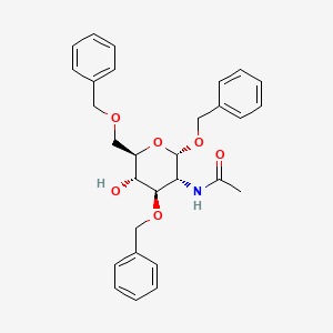 Benzyl 2-Acetamido-2-deoxy-3,6-di-O-benzyl-α-D-glucopyranoside