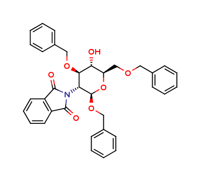 Benzyl 2-Deoxy-2-phthalimido-3,6-di-O-benzyl-β-D-glucopyranoside