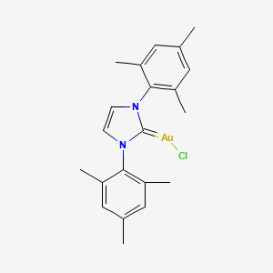 Chloro[1,3-bis(2,4,6-trimethylphenyl)2H-imidazol-2-ylidene]gold(I)