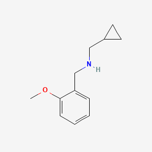 (Cyclopropylmethyl)[(2-methoxyphenyl)methyl]amine