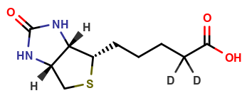 D-Biotin-d2 (pentanoic-2,2-d2)