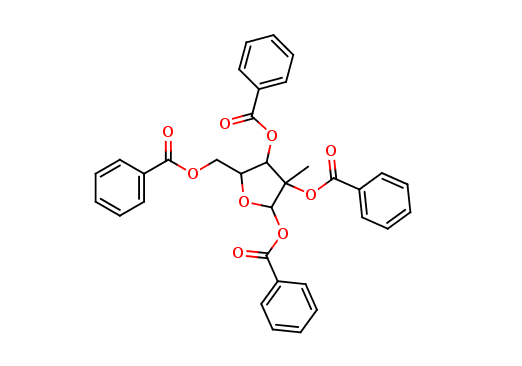 D-Ribofuranose, 2-C-methyl-, 1,2,3,5-tetrabenzoate