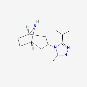 Des[1-(4,4-difluorocyclohexanecarboxamido)-1-phenylpropyl] Maraviroc
