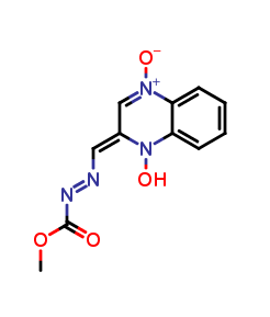 (E)-2-((2-(Methoxycarbonyl)hydrazono)methyl)quinoxaline 1,4-dioxide