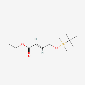 (E)-4-[[(1,1-Dimethylethyl)dimethylsilyl]oxy]-2-butenoic Acid Ethyl Ester