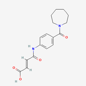 (E)-4-[4-(1-Azepanylcarbonyl)anilino]-4-oxo-2-butenoic acid