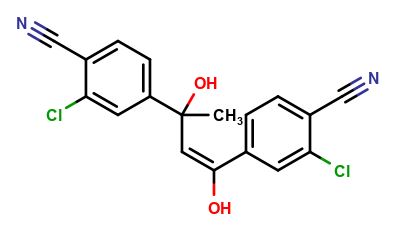 (E)-4,4'-(1,3-dihydroxybut-1-ene-1,3-diyl)bis(2-chlorobenzonitrile)