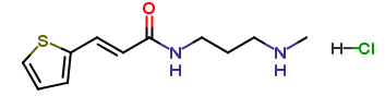 (E)-N-(3-Methylaminopropyl)-2-thiopheneacrylamide Hydrochloride