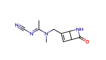 (E)-N'-Cyano-N-[(3-oxo-2-azabicyclo(2.2.0)hex-5-en-6-yl)methyl]N-methylacetamidine