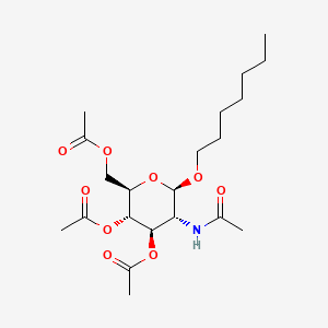 Heptyl 2-acetamido-3,4,6-tri-O-acetyl-2-deoxy-β-D-glucopyranoside