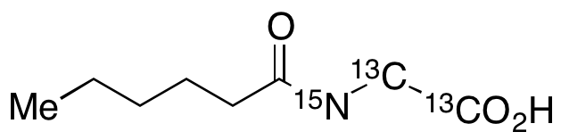 Hexanoyl Glycine-13C2,15N