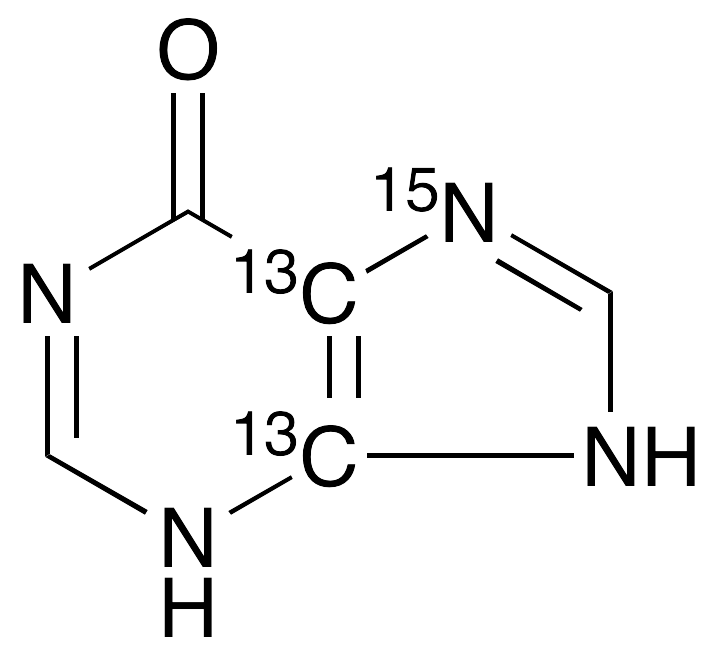 Hypoxanthine-13C2,15N (>90%)