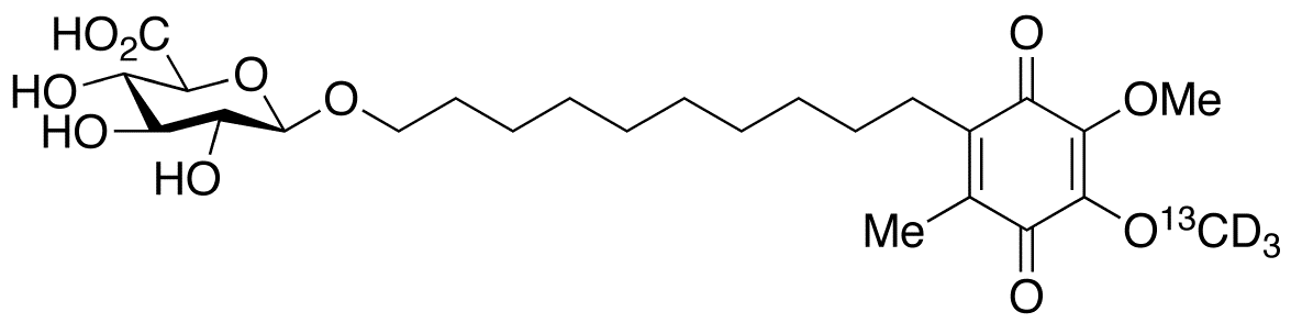Idebenone Glucuronide-13C,d3
