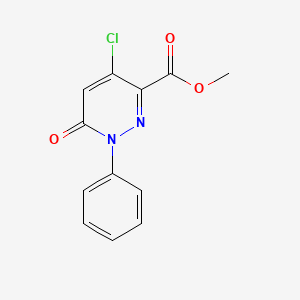Methyl 4-chloro-6-oxo-1-phenyl-1,6-dihydro-3-pyridazinecarboxylate