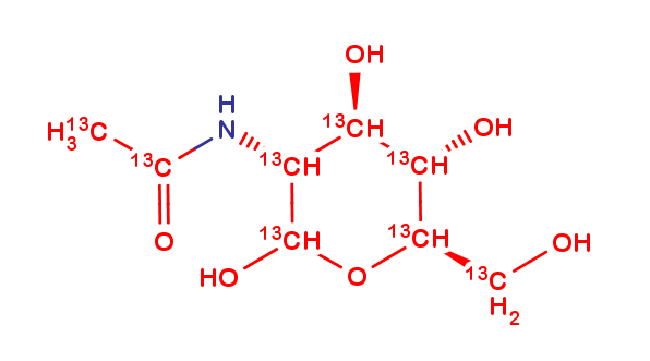 N-[1,2-13C2]Acetyl-D-[UL-13C6]glucosamine