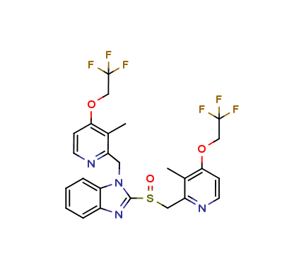 N-[3-Methyl-4-(2,2,2-trifluoroethoxy)-2-pyridinyl]methyl Lansoprazole