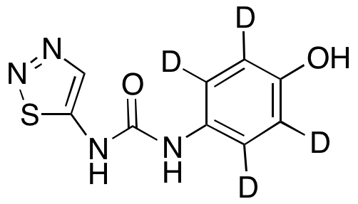 N-4-Hydroxyphenyl-N'-1,2,3-thiadiazol-5-ylurea-d4