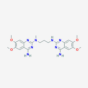 N-Des-tetrahydrofuran N-(6,7-Dimethoxy-4,4a-dihydroquinazolin-4-amine) Alfuzosin