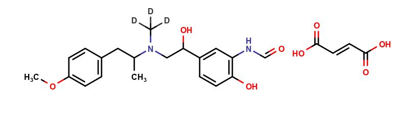 N-Methyl Formoterol-d3 Fumarate (Mixture of Diastereomers)