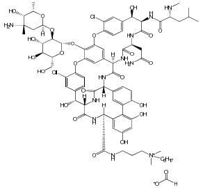 N,N-Dimethyl-N-(3-(octylamino)propyl)-vancomycin Carboxamide hydrochloride salt